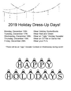 Holiday Dress up Flyer